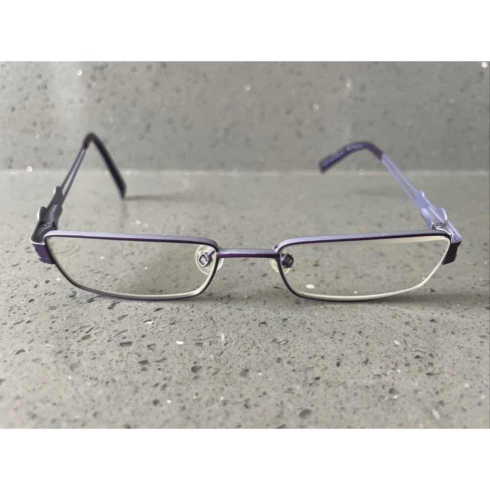 PEZ EYEWEAR LOLLYPOP EYEGLASSES Frames ONLY Purple 46-16-130 Stainless Steel
